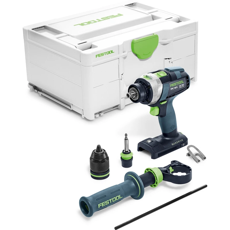 Festool TPC 18/4 I-Basic Accu Klopboormachine (body) 18V QUADRIVE 4 Festool TPC 18/4 I-Basic Accu Klopboormachine (body) 18V QUADRIVE - Afbeelding 2