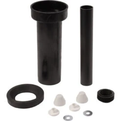 Wandcloset Aansluitset Recht 300mm