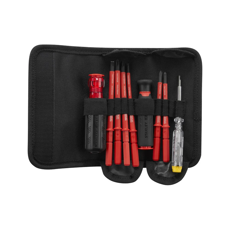 Stanley FATMAX VDE Multi-bit Schroevendraaierset 10-delig 4 Stanley FATMAX VDE Multi-bit Schroevendraaierset 10-delig - Afbeelding 2