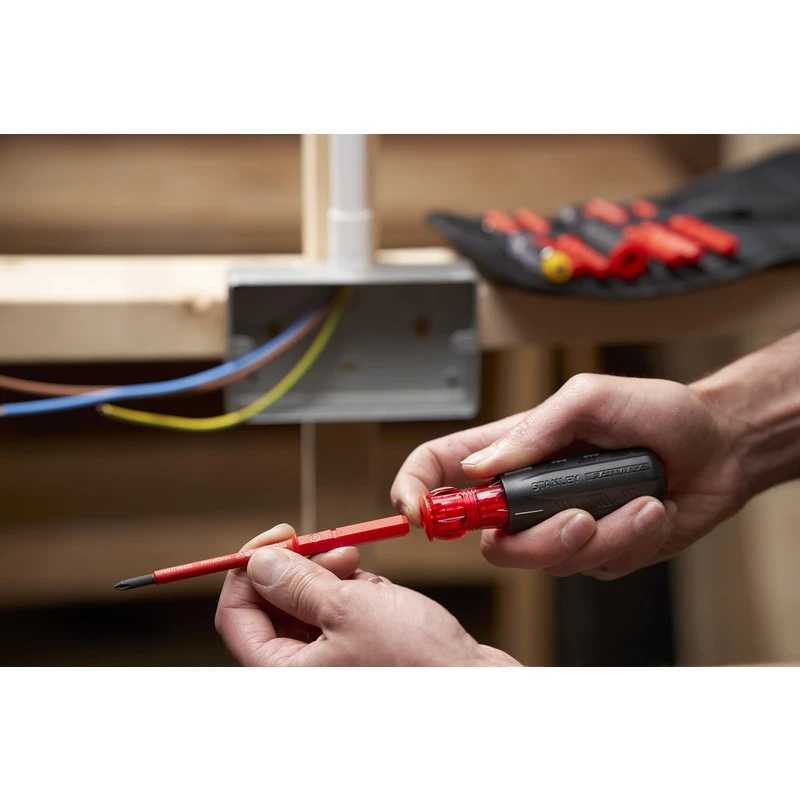 Stanley FATMAX VDE Multi-bit Schroevendraaierset 10-delig 8 Stanley FATMAX VDE Multi-bit Schroevendraaierset 10-delig - Afbeelding 6