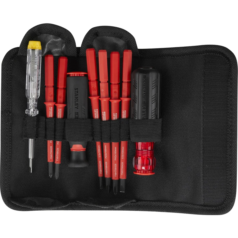 Stanley FATMAX VDE Multi-bit Schroevendraaierset 10-delig 3 Stanley FATMAX VDE Multi-bit Schroevendraaierset 10-delig