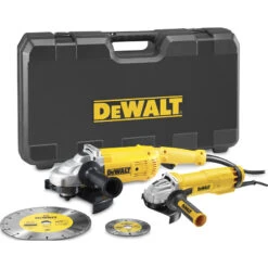 DeWALT DWE492SDT-QS Haakse Slijper Set 2200W / 1000W