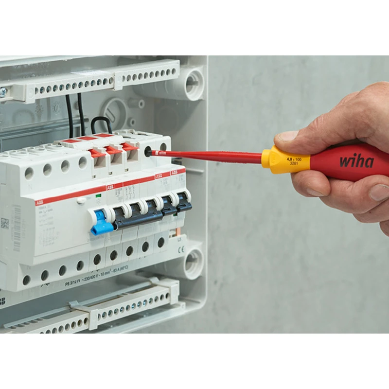 Wiha SlimFix VDE Schroevendraaier PH1x80mm 6 Wiha SlimFix VDE Schroevendraaier PH1x80mm - Afbeelding 4