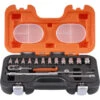 Bahco Dopsleutelset 1/4" S160, 16-delig 1 Bahco Dopsleutelset 1/4" S160, 16-delig -Efficiënte Gereedschapsopslag 98590
